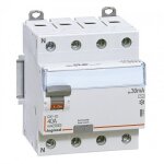 Interrupteur diff�rentiel legrand dx3 25a 300ma 4 poles type ac - vis / vis