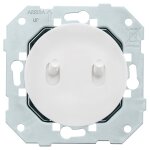 Interrupteur double va et vient fontini dom blanc � composer