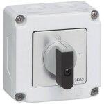 Interrupteur sectionneur baco banb02agq 16 a 1 x 90 gris, noir 1 pc(s)