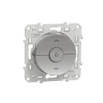 Interrupteur spcial volet roulant 3 boutons gris aluminium schneider electric