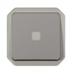 Interrupteur temporis� lumineux composable - anthracite - plexo legrand