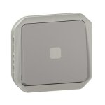 Interrupteur temporis lumineux plexo composable gris (069504l)