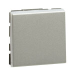 Interrupteur ou va - et - vient 10ax 250v mos�ic easy - led 2 modules alu (079211l)
