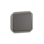 Interrupteur ou va - et - vient 10ax 250v plexo composable anthracite (069801l)