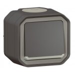 Interrupteur ou vv lumineux complet - saillie - �tanche - anthracite - plexo legrand