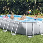 Intex ensemble de piscine ovale prism frame 503x274x122 cm 26796gn Intex ensemble de piscine ovale prism frame 503x274x122 cm 26796gn