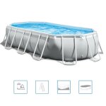 Intex ensemble de piscine ovale prism frame 503x274x122 cm 26796gn Intex ensemble de piscine ovale prism frame 503x274x122 cm 26796gn