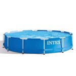 Intex - metal frame - piscine - 366x76 cm - ronde - piscine int�rieure