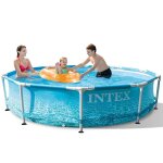 Intex piscine tubulaire metal frame ocean ronde 3, 05 x 0, 76 m