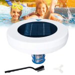 Ioniseur de piscine solaire, purificateur d'eau de sécurité en cuivre et argent Ioniseur de piscine solaire, purificateur d'eau de sécurité en cuivre et argent