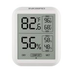 Ith - 20 digital thermometre hygrometre avec ecran lcd, min / max temperature interieur humidit exterieur ...