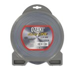 Jardin pratique fil nylon alu line ozaki pour d�broussailleuse - Ø: 2 mm - l 126 m