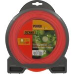 Jardin pratique fil nylon carr premium line ozaki pour dbroussailleuse - Ø 2, 4 mm - l 34 m