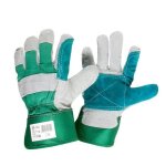 Jardin pratique gants de manutention croûte de cuir - doublés coton - taille 10 / l Jardin pratique gants de manutention croûte de cuir - doublés coton - taille 10 / l