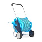 Jardin professionnel d�vidoir ensemble de chariot de tuyau dont professionels tuyau de 25m et au pistolet ...