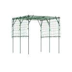 Jardini�re en acier inoxydable avec support triangulaire 223x223x223 cm arche de rosier pour plantes ...