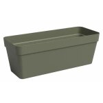 Jardiniere - artevasi - capri - plastique - rectangulaire - vert sec - 12, 5 l