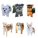 Jardiniere pour chien pour plantes d'exterieur, pots de fleurs mignons en forme d'animal, jardiniere ... Jardiniere pour chien pour plantes d'exterieur, pots de fleurs mignons en forme d'animal, jardiniere ...