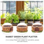 Jardinière en forme de maison en bois, 1 pièce, petit pot de fleurs, bonsaï, ciment Jardinière en forme de maison en bois, 1 pièce, petit pot de fleurs, bonsaï, ciment