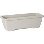 Jardiniere - garden id teramo - blanc 60 cm - solidit� - r�serve d'eau int�gr�e - recycl� & 100% recyclable ...