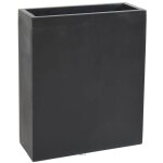 Jardinière haute en fibre de verre h 72 cm noir Jardinière haute en fibre de verre h 72 cm noir