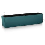 Jardini�re lechuza color bleu p�trole 80 x 19 x h. 19 cm