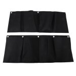 Jardinire murale horizontale a 4 poches, 2 pices, sacs de culture suspendus en feutre de jardin 10 ...