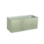 Jardini�re muret basalt d�cor b�ton 98 l - vert amande - eda