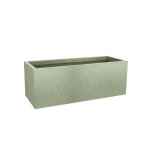 Jardini�re rectangulaire basalt up 80 x 30 x 30 cm - 57 l - vert amande - eda