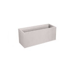 Jardini�re rectangulaire volcania effet pierre 99, 5 x 39, 5 x 43, 5 cm - beige calcaire - eda
