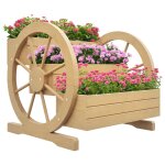 Jardini�re sur pied carr� potager 3 etages style rustique chic