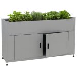 Jardinière sur pied hwc - o85, jardinière métallique sur pied, bac a fleurs, bac a plantes, espace de ... Jardinière sur pied hwc - o85, jardinière métallique sur pied, bac a fleurs, bac a plantes, espace de ...
