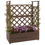 Jardinire sur pied hwc - p67, bac a plantes / a fleurs, pot de fleurs, treillis, tuteur, espalier en ...