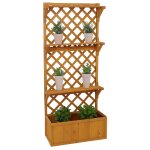 Jardini�re sur pied hwc - p69, bac a plantes / a fleurs, pot de fleurs, treillis, espalier, surface de ...