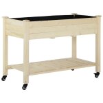 Jardinire sur pieds - potager sur roulettes - etagre, inserts d'irrigation, feutre de drainage inclus ...