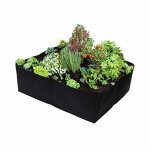 Jardinière surélevée divisée en pieds carrés pour jardinage 60 x 60 x 30 cm Jardinière surélevée divisée en pieds carrés pour jardinage 60 x 60 x 30 cm