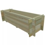Jardini�re sur�lev�e de l�gumes bois de pin impr�gn� 120 cm