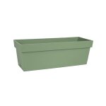 Jardini�re toscane + plateau clips� 50 x 18 x 16, 7 cm - vert laurier