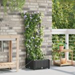 Jardini�res vidaxl avec syst�me d'irrigation en eau noir