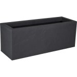 Jardinire volcania up 57l - anthracite - 79. 5x29. 5x29. 5cm - eda plastiques