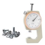 Jauge d'paisseur argent portable mesure prcise bijoux quipement de planche en cuir 0 - 10mm tte plate ...