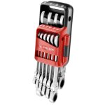 Jeu de 10 cls mixtes  cliquet en tui pocket facom - 467bf. jp10