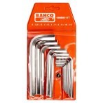 Jeu de 11 cls mles 6 pans 2  12 mm finition nickele 1998m / 11t bahco