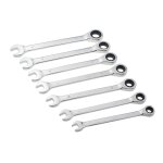 Jeu de 12 cls  cliquet en acier au chrome vanadium, tte flexible de 8  19 mm et tte fixe, cl  ...