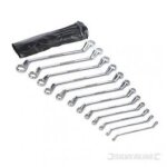 Jeu de 12 cls  oeil double bi - coudes - 6 - 32 mm