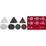 Jeu de 15 abrasifs pour ponceuse girafe 225 mm (grain 80 et 120) Jeu de 15 abrasifs pour ponceuse girafe 225 mm (grain 80 et 120)