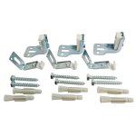 Jeu de 3 fixations rglables pour radiateur acier  panneau sans trier somatherm for you