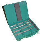 Jeu (4pcs) de burins sds - plus: pointe  bton 250mm (2), burin plat 20x250mm (2) - makita d - 08757 ...