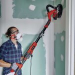 Jeu de 5 abrasifs pour ponceuse murale 225 mm, p80 et p120