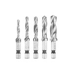 Jeu de 5 forets  tarauder fcom - 227h. j5pb